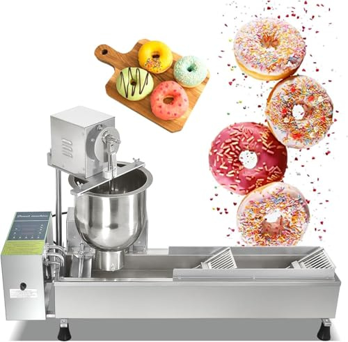 Kolice Automatic Donut Making Machine,Automatic Doughnut Maker/Auto Donuts Frying Machine/Auto Donut Maker,Auto Frying Doughnut Maker with Auto Counting