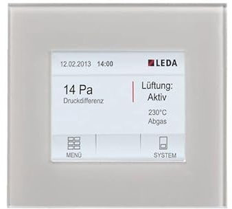 Unterdruckwächter LEDA LUC 2 (Gemauerte Wände) & GRATIS 1 echten Baum Pflanzen