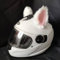 2 Stück Katzenohren für Helm,Motorrad Helm-Ohren Katzenohren Dekoration niedliches Helmzubehör für Fahrradhelm, Ski-Helm, Motorradhelm, Snowboardhelm Lustiges Tier Design Motorradhelm Zubehör