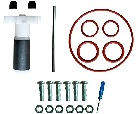 JZSMY Hot Tub Pump Rotor Laufrad #P4071, 58113 Hot Tub Wasserpumpe E02 Reparatursatz für Lay-Z-Spa (w/Impeller Getriebe Wellen Wasserpumpe Dichtung Umbau Kit O-Ringe)