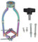 MagiDeal Support Adaptateur pour Foret à Trou Carré, Acier Inoxydable, Accessoire de Mortaisage, Robuste et Durable pour Perceuse D'établi Ou Perceuse à Main, Modèle C