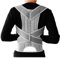 KINGCOO Rücken Geradehalter Rückenbandage, Atmungsaktive und Verstellbare Rückenstützen Buckelkorrekturgurt Haltungskorrektor für Herren Damen,Reduziert Nacken Rücken Schulterschmerzen(4XL,Grau)