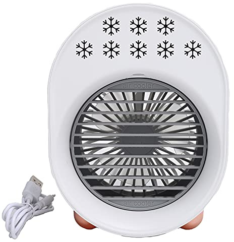 Tragbarer Ventilator für Klimaanlage, Luftbefeuchter für Luftkühlung, Desktop-Klimaanlage Ventilator, kleine Regeln