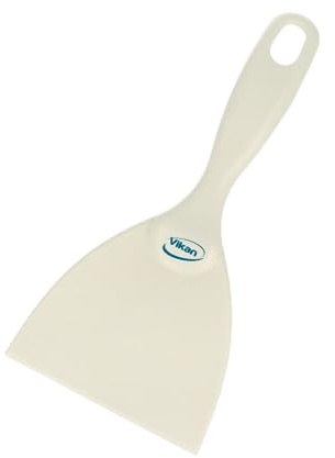 Pizza - Teigspachtel, 7,5 cm | Teigschneider Teigspatel für Teiglinge, Küchenspatel (weiß), Spülmaschinenfest, Vican