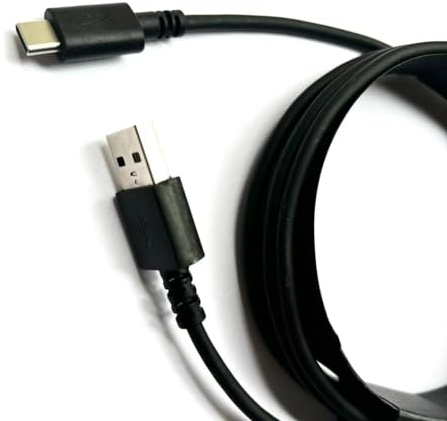LZYDD USB Data Charging Cable Compatible with HyperX Cloud II Wireless -Gaming Headset/HyperX Cloud Alpha/HyperX Cloud III Headset/HyperX QuadCast S RGB Microphone (USB Type C Cord), Black
