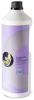 Seyself Detergente Super Concentrato pulizia di superfici dure di ogni tipo, senza solventi organici e formaldeide. Per uso interno ed esterno 1Litro