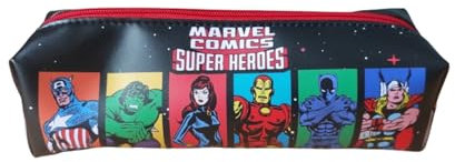 Ig Design Marvel Comic Pencil Case Super Heroes Stationery Holder 24cm Approx.