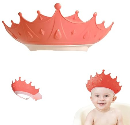 1 Pezzo Cappello Doccia Bambini, Cuffia per Shampoo per Bambini, Cuffia da Bagno Impermeabile per Neonati, Cuffia per Shampoo per Bambini, per Protezione Occhi e Orecchie