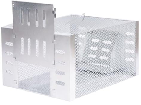 Fossthiroy Trampa automática para ratones de continuo para el hogar, captura de ratas, segura e inofensiva, de alta eficiencia