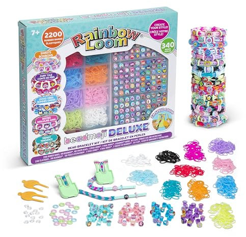 Bandai SAS Rainbow Loom Armband Kit Beadmoji Koffer
