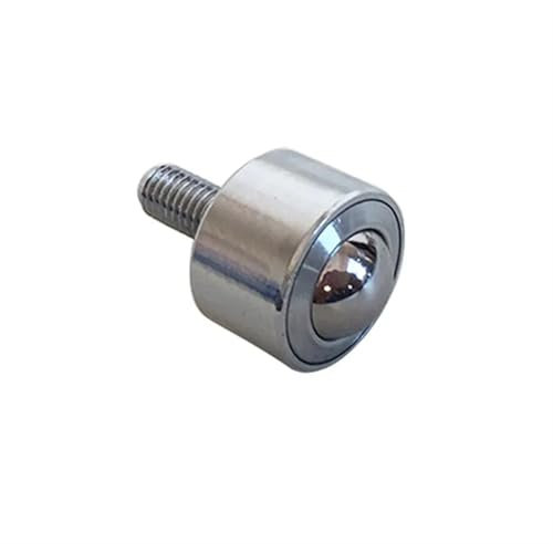 UGGOVXWZH 4 rodamientos de Bolas universales KSM15-FL/Gato de Tornillo M8, 360 Grados, Rueda de Ojo de Buey, Bolas universales Rectas/Ruedas
