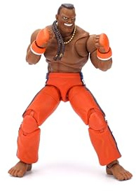 Jada Toys Street Fighter II Dee Jay Action Figure Wave 3 – Échelle 1:12, 15,2 cm de Haut, têtes, Mains et Accessoires interchangeables