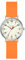 Szaikyri Montre De Santé pour Femmes Professionnelles Et Étudiants avec Dial Lumineux Facilement Lire Temps Militaire Unisex Résistance À l'eau Sportive (Orange Silver)