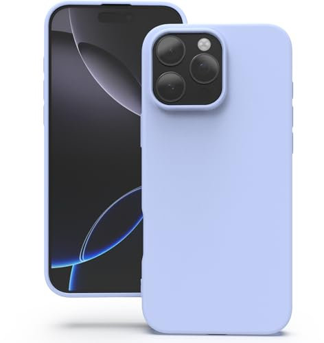 YATWIN Silicone Case for iPhone 16 Pro, Soft-Touch, Shockproof, DustProof, Antiskid Full Body Armour Phone Cover for Apple iPhone 16 Pro - Lilac