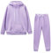 Tuta Donna Sportiva Sportiva Donna Tinta Unita Completi Sportivi Tute Sportive Donne Completo Sportivo Donna Palestra Manica Lunga Invernale Fitness Felpa Con Cappuccio Pantaloni Per Jogging Correre