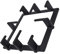 sparefixd Convient pour grille de support de four Bosch