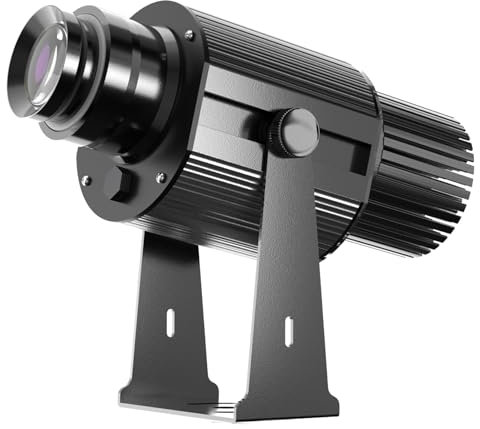 Logo Projektor Lichter Benutzerdefinierte GOBO Projektoren für Store Business Wall Outdoor Wasserdicht für Shop Werbung Hochzeit (Schwarz, 35W)