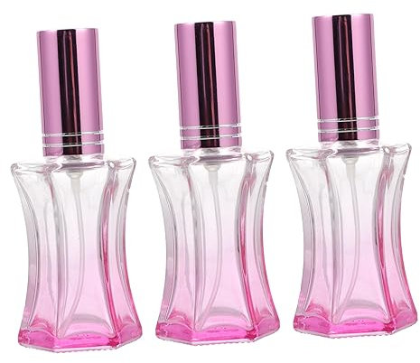 Didiseaon 3pcs Glass Spray Mist Bottle for Travel Perfume Atomiser Essential Oil Dispenser
