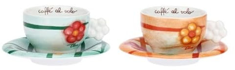 THUN set 2 tazze medie codette