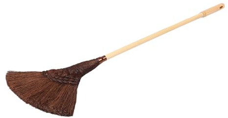 ADOCARN Decorative Broom Long Handle Indoor Outdoor Floor Sweeper Floor Cleaning Tool for Home Kitchen Garage Bedroom