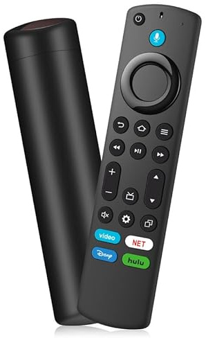 Replacement Voice Remote for All FireSeries TV Stick, Compatible with Fire Insignia TVs Stick (2nd/3rd Gen)/4K/4K Max/Lite, for Smart TV 3rd Gen and TVs Cube