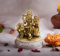 purpledip Shiva (Mahadev) Familie Messing Statue Idol: siva-parvati mit Ganesha, karthikeya & NANDI (10382)