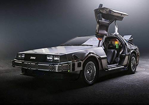 Poster Delorean Vintage Back to The Futur Wall Art