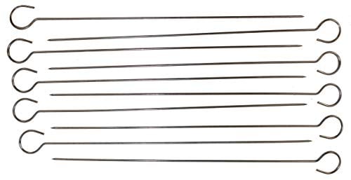 Osma Best Choice Lot de 50 brochettes en acier inoxydable 30 cm