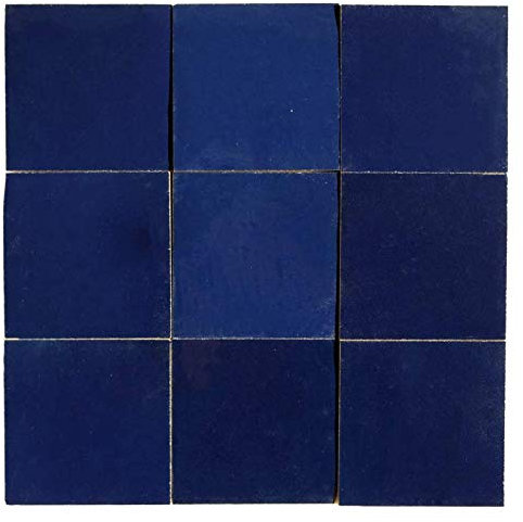 Zellige Bleu Nuit 10x10 cm - 100 pcs