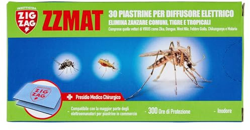 ZIG ZAG PIASTRINE ZANZARICIDE X 30 PEZZI