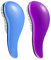 WYNK Entwirrbürste – 2-teiliges Set – Nassentwirrungsbürste für Frauen, Männer, Kinder (2 Stück, blau und lila)