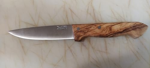 Cuchillo de cocina PALLARES, mango de Olivo, Acero Inoxidable, 15cm.