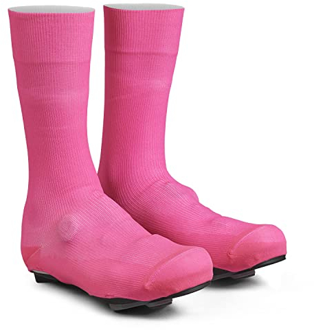 GripGrab Flandrien Waterproof Knitted Road Cycling Shoe Covers High Cut Windproof Insulating Zipperless Aero Overshoes