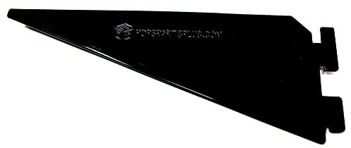 Pop's Parts Plus Lifetime Shed Lot de 2 Supports d'étagère en métal Noir