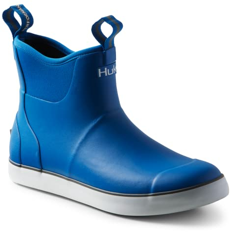 HUK Rogue Wave Shoe, High-Performance Fishing & Deck Boot, Botas de Lluvia Hombre, Azul Nuevo, 42.5 EU
