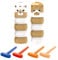 Uposao 1 Stück Unzerbrechliches Magisches Holzspielzeug,Lustige Marionette Wooden Man Magic Toy für Weihnachten Stadiums Zauberrequisiten Holz-Mann Magie Spielzeug Geschenk für Kinder Mädchen Jungen