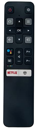 06-BTZNYY-LRC802V RC802V FUR6 Remplacement de la télécommande Convient pour TCL 4K Android TV 50EP680 65EP640 55EP640 50EP640 43EP640 65C825 55C825 75C728 65C728 55C728 75C725 65C725 55C725 50C725