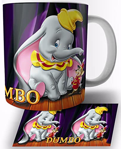 TusRelojes Dumbo 1941 B Tasse en Céramique Blanche 325ml Mug