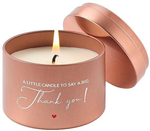 PRSTENLY Thank You Gifts for Women Birthday Gifts Thank You Present Scented Candle Gift Birthday Gift for Her Women Mum, Sister Retirement Friendship Appreciation Teacher Present Christmas