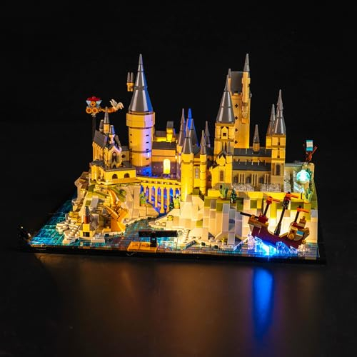 Led Licht Set Kompatibel mit Lego 76419 Hogwarts Castle and Grounds (Kein Lego), Dekorationsbeleuchtungsset Compatible with Lego Hogwarts Castle and Grounds Kreative Spielzeug - Standard Version