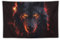 DELIBEST Wandteppich, Motiv: wilde Tiere, cooler Wolf, heulender Wolf, Wandkunst für Schlafzimmer, Wohnzimmer, Dekoration, 152,4 x 228,6 cm