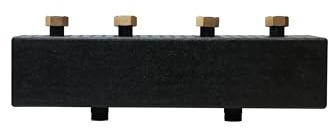 SUNEX® Verteilerbalken DN20 125mm 2 Kreise - Heizkreisverteiler für Heizung & Fußbodenheizung - Zentralheizungsverteiler für Mehrkreisanlagen - Integration in Solaranlage