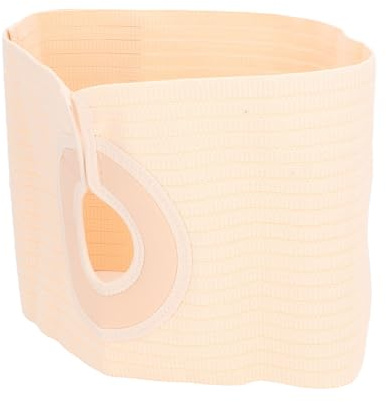 Stoma Hernien Stützgürtel elastisch atmungsaktiv M | ohne Farbstoffe | hautfreundlich | atmungsaktiv | elastisch | für Männer Frauen | M(95cm/56-89)