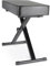 MAMIZO Sgabello Pianoforte Regolabile in Altezza 50-52-54-56CM, Panca Pianoforte Imbottita in PU da 8CM, Sgabello per Pianoforte Digitale Pieghevole, Panchetta Sgabello Pianoforte Bis 100KG, Nero