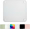 Glassboard Studio LuxxPad Glass Mouse Pad - Mouse Pad Gaming and Dry Erase Note Taking Pad, Tempered Strong Glass with Rubber Non-Slip Feet for Gaming & Work (Clear, 7.5 x 8)