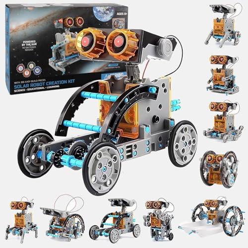 Kit Solar Robot,Juguetes solares,Robot Juguetes Niños,29 en 1 Juego de experimentos de Ciencia de construcción educativa,Juegos para Niños 7-12 Años,Construcciones para Niños, Experimentos Niños
