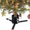 DAKEPOLE Weihnachtsbaumständer, Stabile Abnehmbare Weihnachtsbaumständer Baumhalter für Lebenige Weihnachtsbaum Stämme, Schwarz Christbuamständer Passt bis zu 180mm Diameter Bäume
