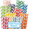 Lot de 1000 pailles en papier biodégradables idéales pour les mariages et les fêtes. Durables. Parfaites pour le jus, le café et les boissons froides.