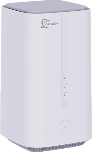 Calonny router 5G con SIM WIFI 6 AX3000 3 porta WAN/LAN 5G NR TDD Max.4.61Gbps(s DL)/1.25Gbps(s) UL Dual Band, Modem 2.4GHz,5.0GHz 802.11 a/b/g/n/ac/ax