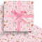 HOOKTA 5 Stück Kitty Geschenkpapier 51 x 75 cm Kraftpapier Langlebig Geschenkpapierbögen für Kindergeburtstage Party Festliche Dekoration (Pink Bunny)